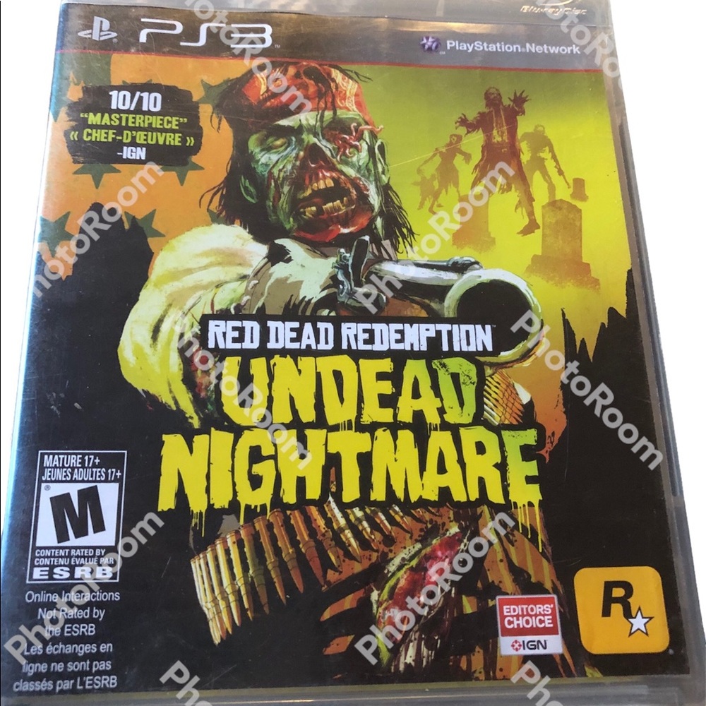 PS3 Red Dead Redemption Undead Nightmare Video Game 2010 Sony Playstation 3